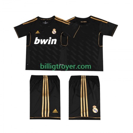 Billige Fotballdrakter Real Madrid 2011 2012 Barn Retro Bortedraktsett Kortermet